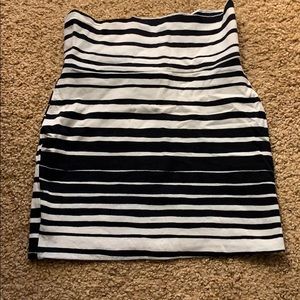 Black and white skirt